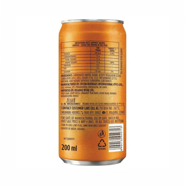 Campa Orange Can 200ml (Single)